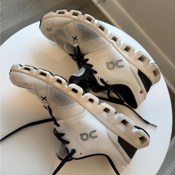 On Running Cloud X White and Black Sneakers - Picture 6 of 13